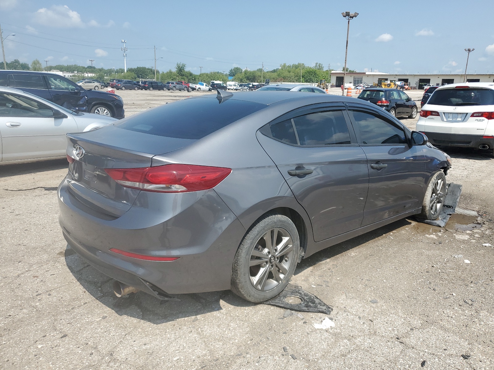 2018 Hyundai Elantra Sel vin: 5NPD84LF1JH297964