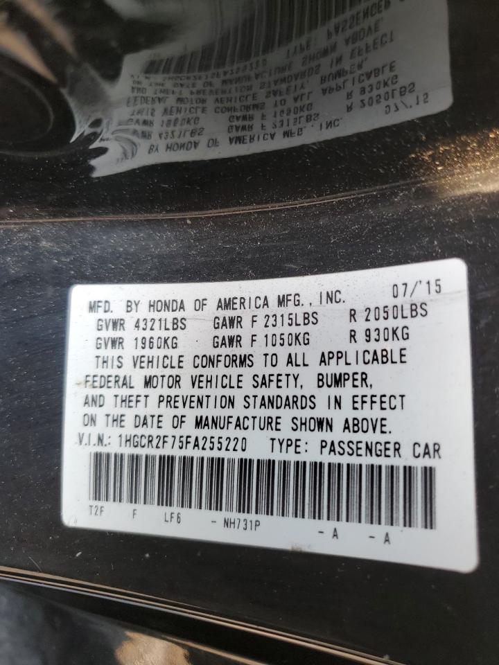 1HGCR2F75FA255220 2015 Honda Accord Ex