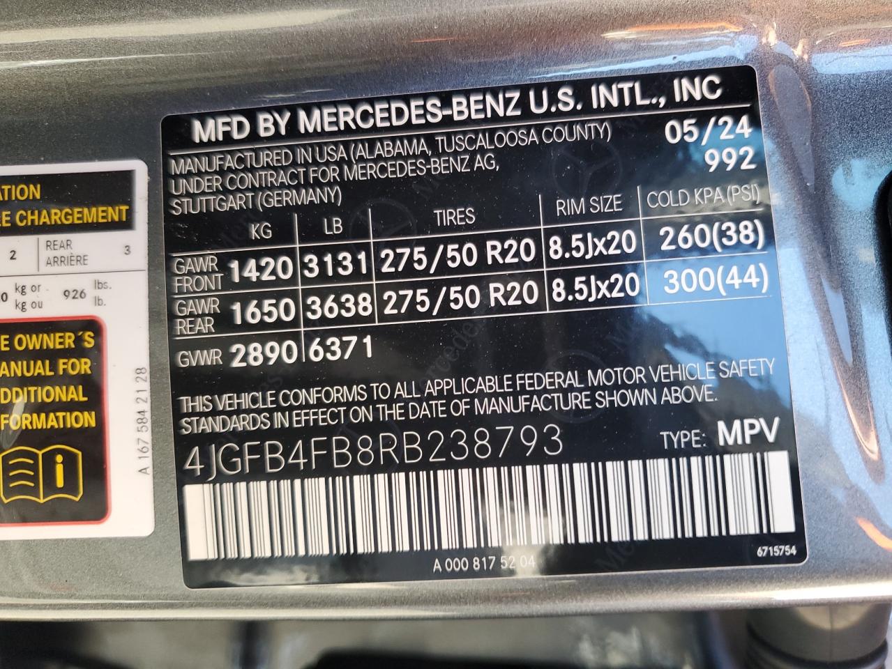 4JGFB4FB8RB238793 2024 MERCEDES-BENZ GLE - Image 14