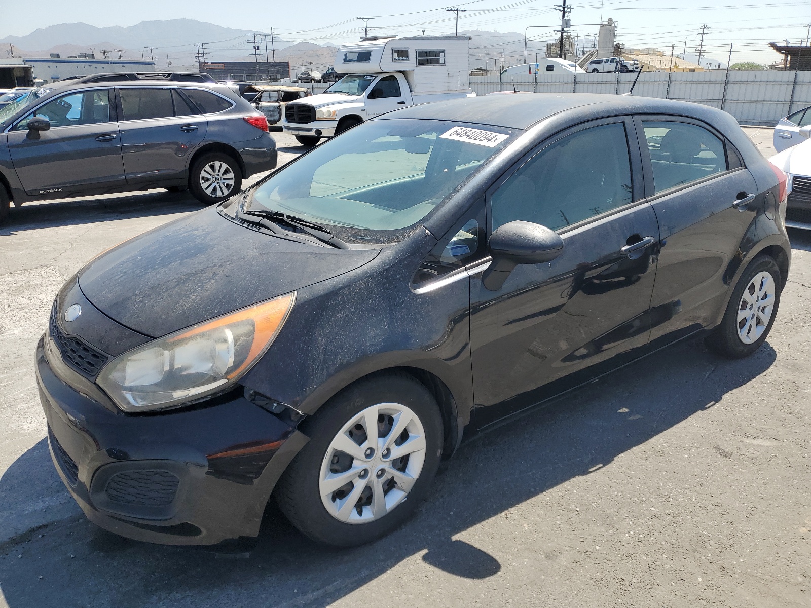 2013 Kia Rio Lx vin: KNADM5A39D6313303