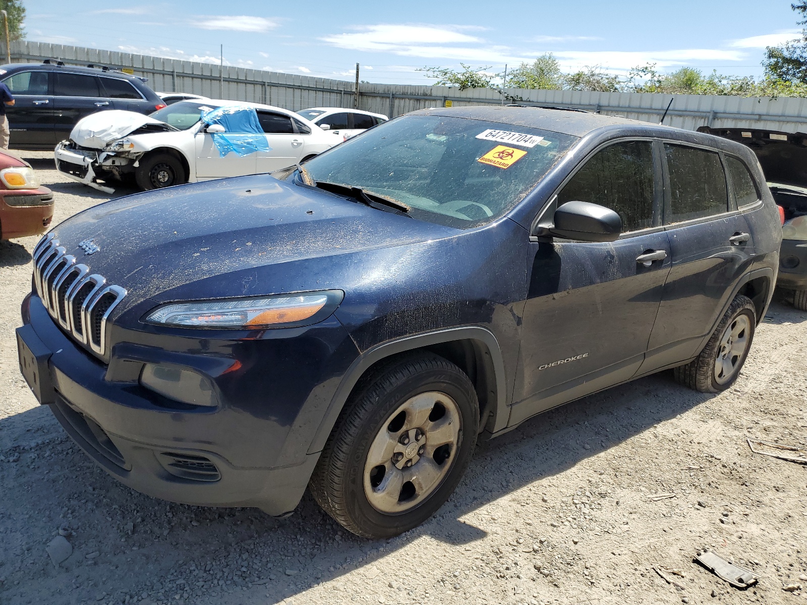 2014 Jeep Cherokee Sport vin: 1C4PJMAB6EW233758