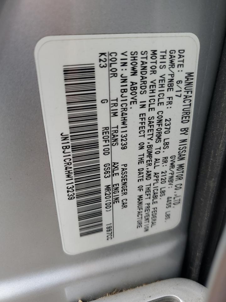 2017 Nissan Rogue Sport S VIN: JN1BJ1CR4HW113239 Lot: 64903674