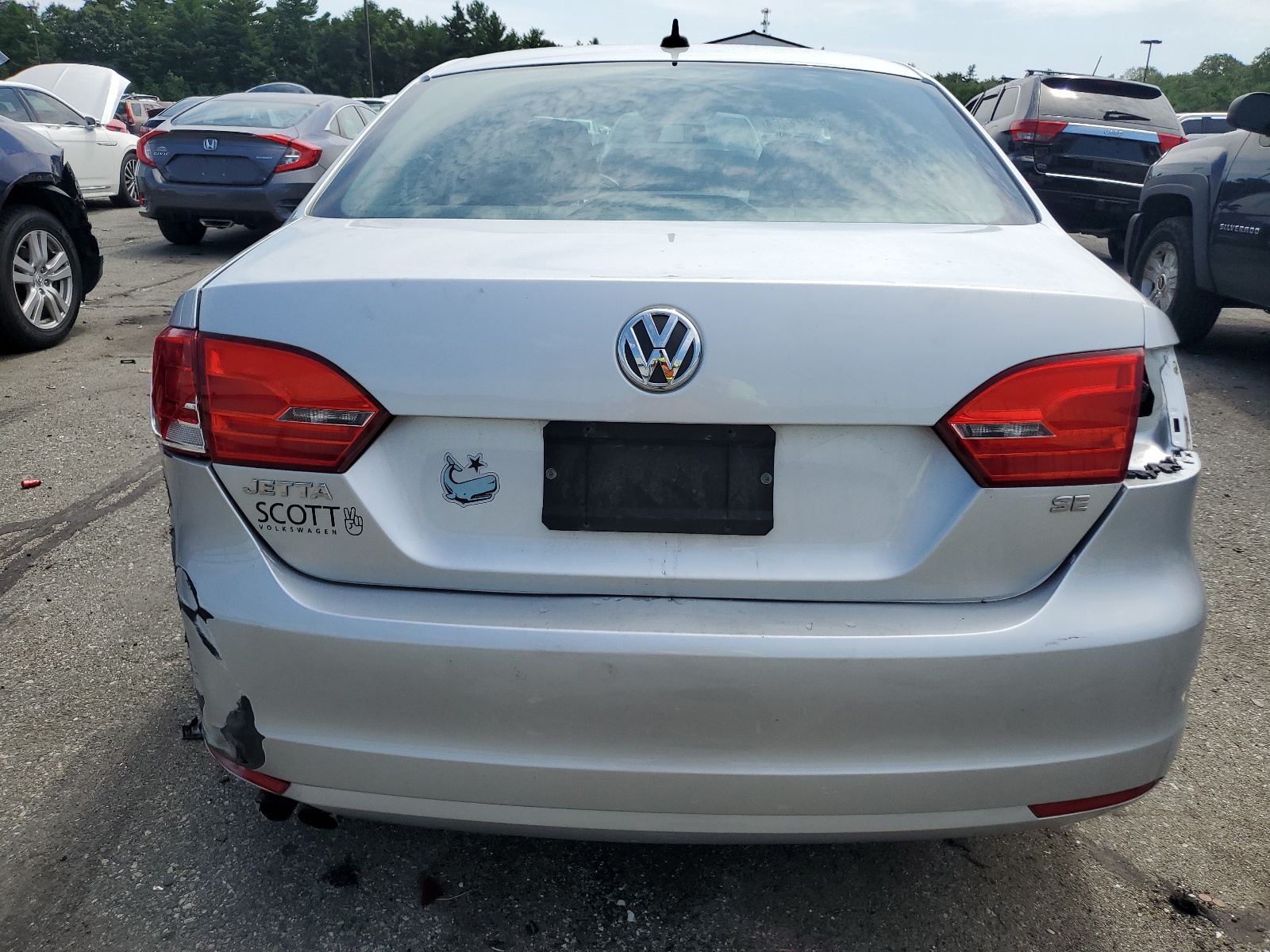 2014 Volkswagen Jetta Se vin: 3VWD17AJ2EM274560