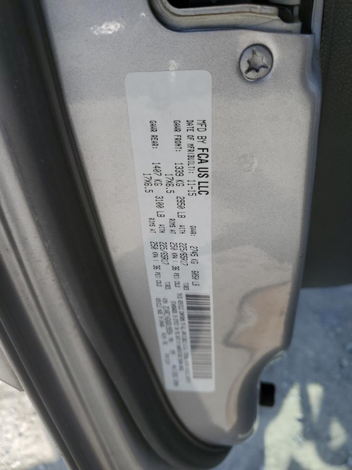 2016 Chrysler Town & Country S VIN: 2C4RC1HGXGR199354 Lot: 63392834