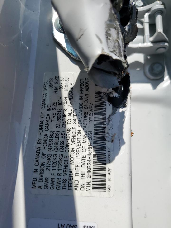 2024 Honda Cr-V Ex VIN: 2HKRS4H45RH415654 Lot: 61915474