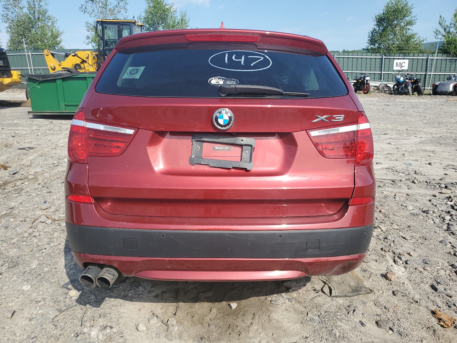 5UXWX9C52E0D25761 2014 BMW X3 xDrive28I