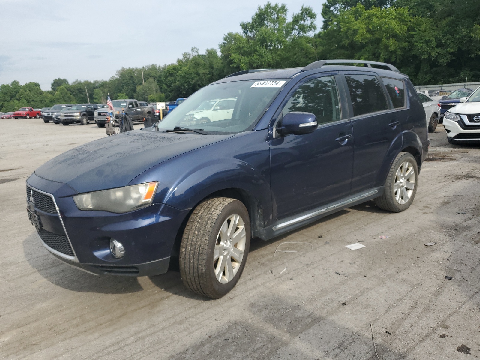 2012 Mitsubishi Outlander Se vin: JA4AS3AW7CU002046