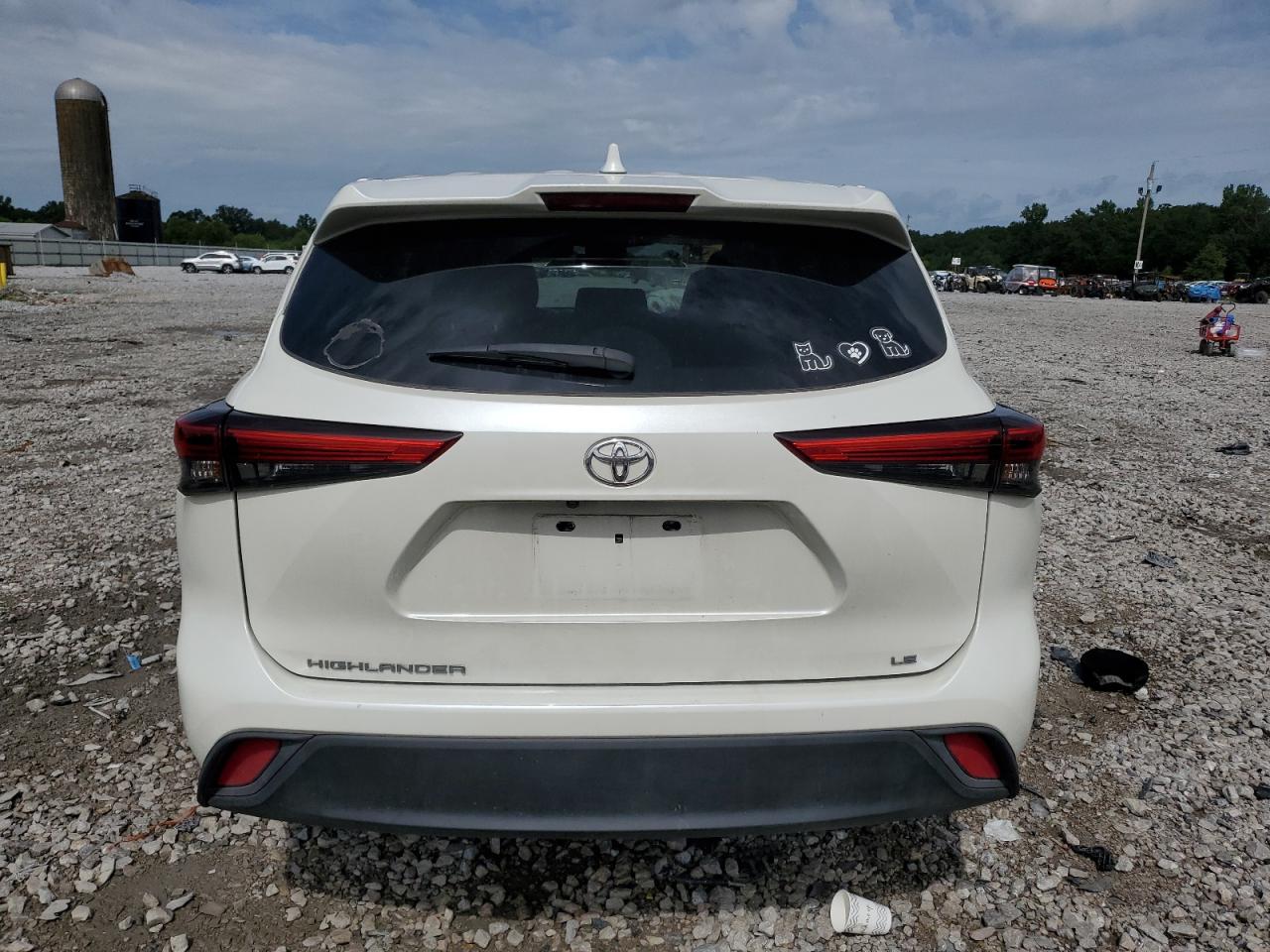 2020 Toyota Highlander L VIN: 5TDZZRAH6LS505385 Lot: 63991694