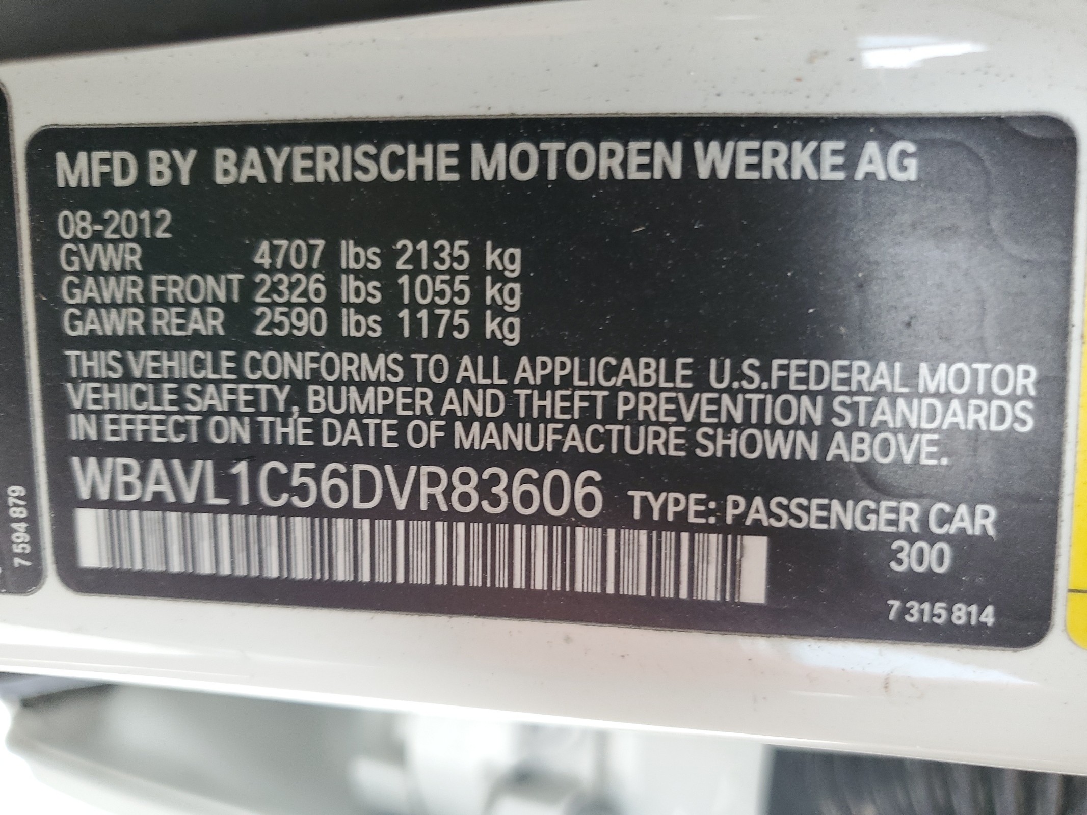 WBAVL1C56DVR83606 2013 BMW X1 xDrive28I