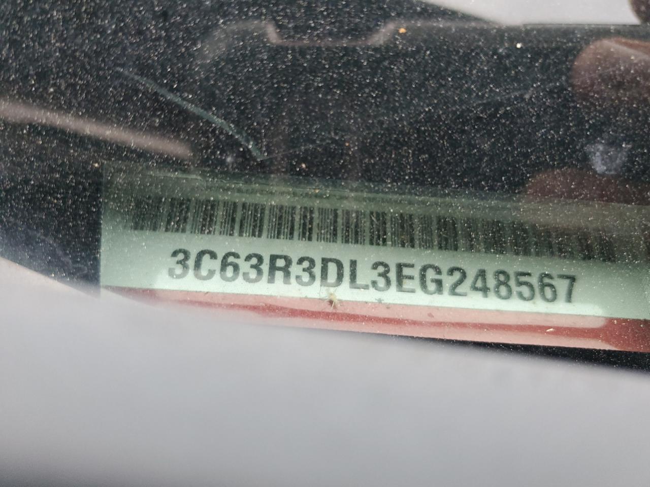 2014 Ram 3500 Slt VIN: 3C63R3DL3EG248567 Lot: 63754634