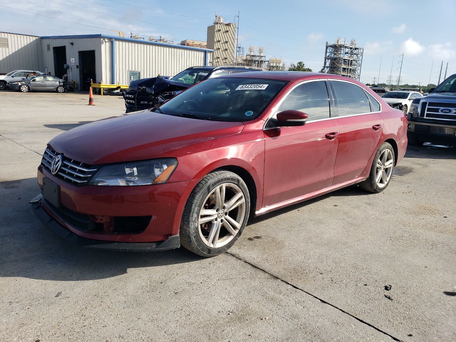 2015 Volkswagen Passat Se vin: 1VWBV7A38FC054338