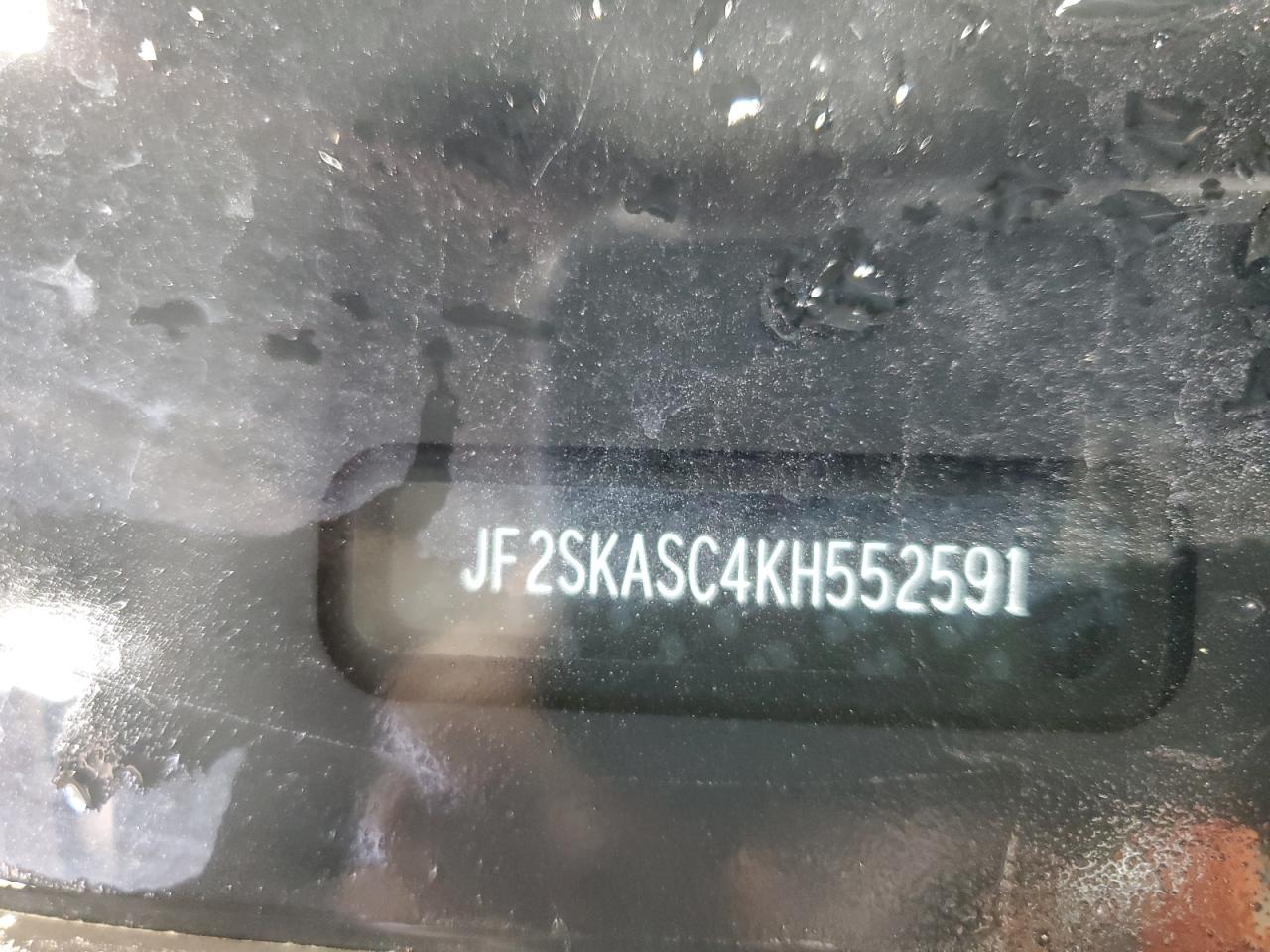 2019 Subaru Forester Limited VIN: JF2SKASC4KH552591 Lot: 63797434