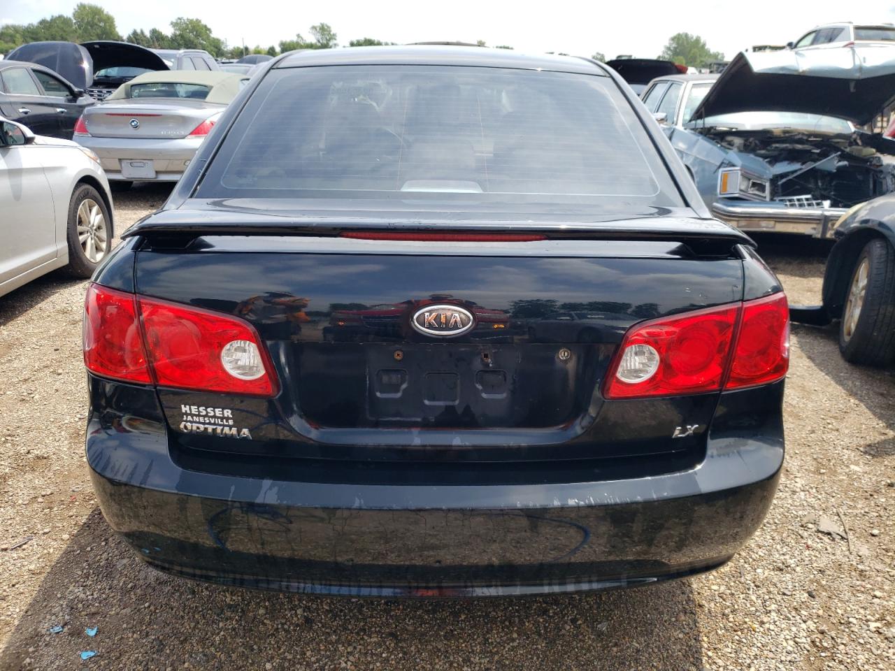 2007 Kia Optima Lx VIN: KNAGE123875163258 Lot: 63353504