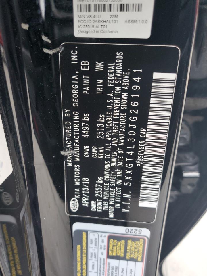 2018 Kia Optima Lx VIN: 5XXGT4L30JG261941 Lot: 64980444