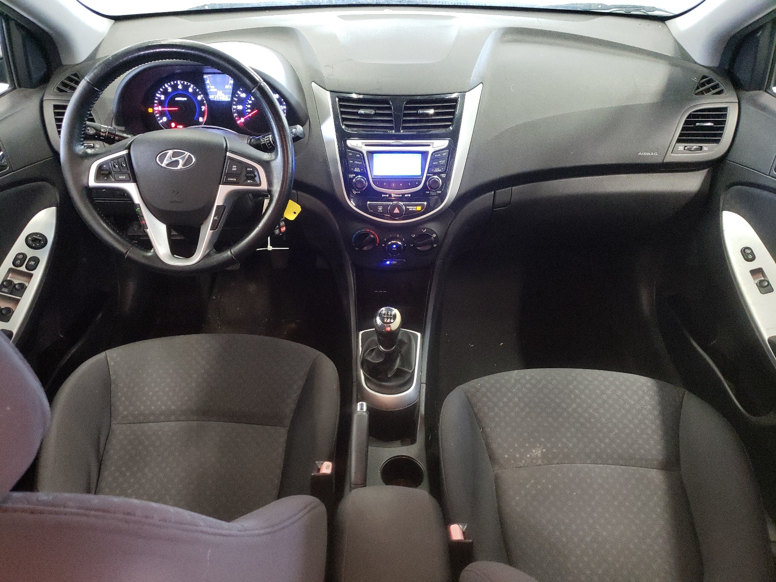 2012 Hyundai Accent Gls vin: KMHCU5AE2CU013155