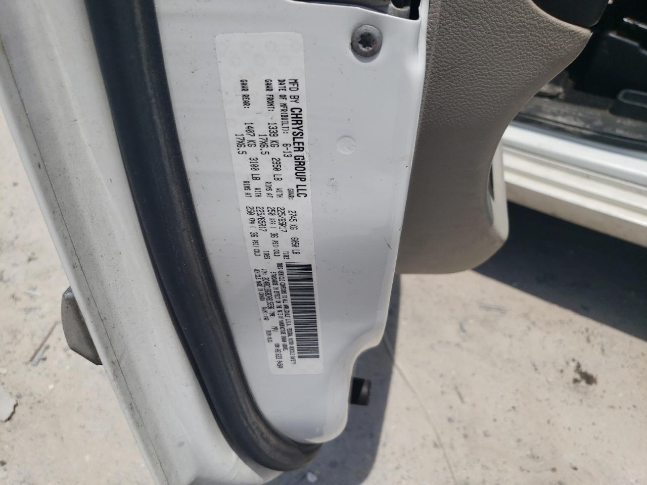 2013 Chrysler Town & Country Touring VIN: 2C4RC1BG8DR815556 Lot: 62558864