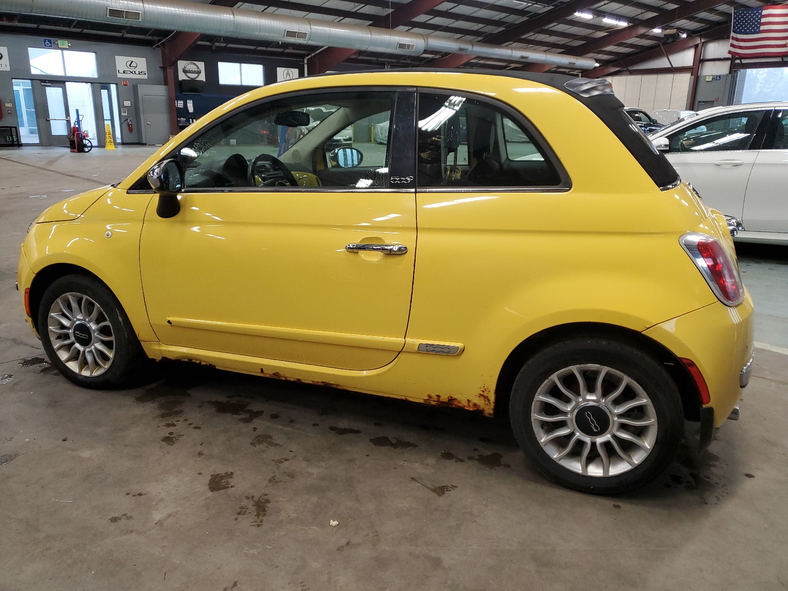 2012 Fiat 500 Lounge vin: 3C3CFFER2CT128256