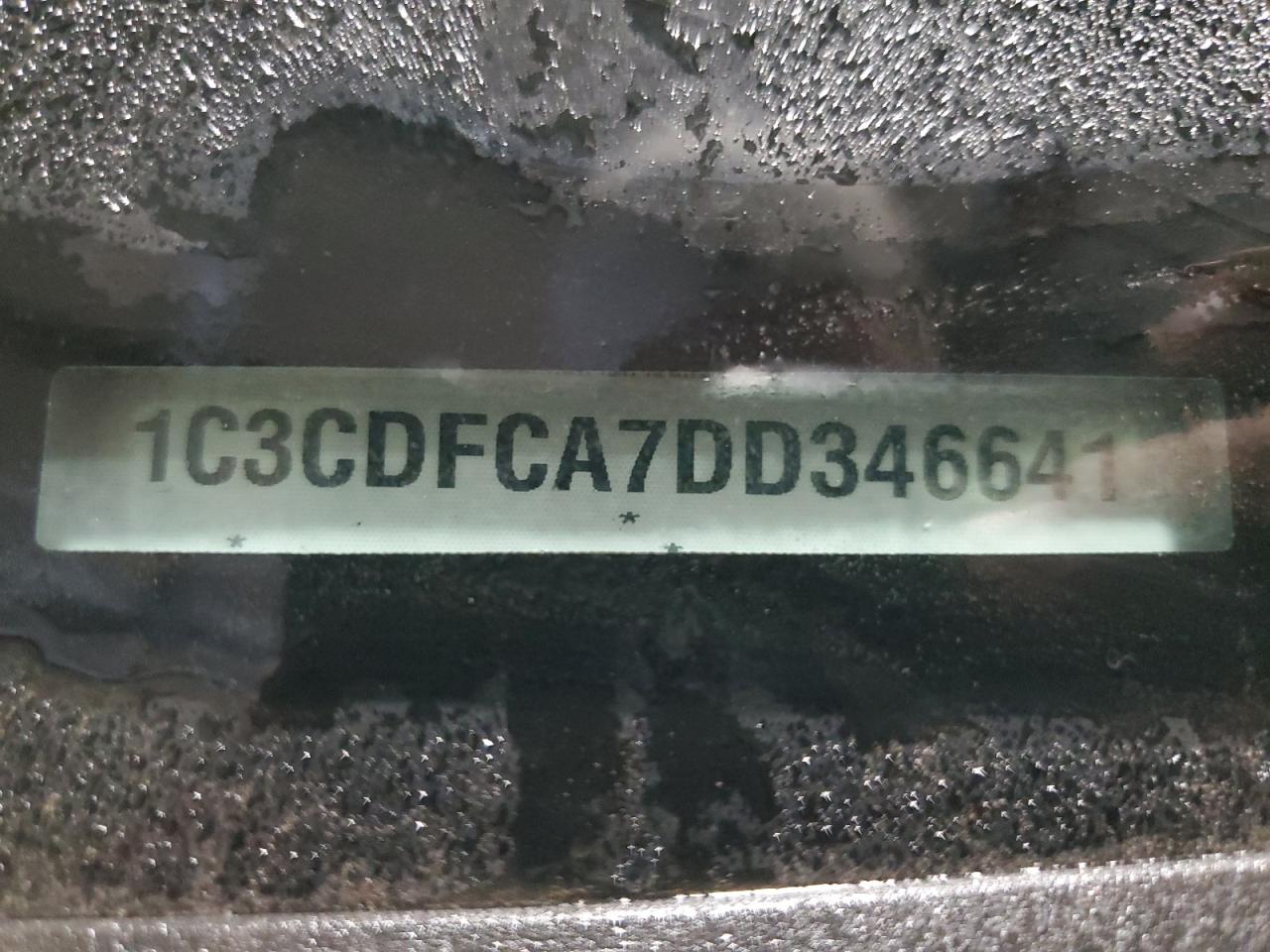 2013 Dodge Dart Limited VIN: 1C3CDFCA7DD346641 Lot: 64171854