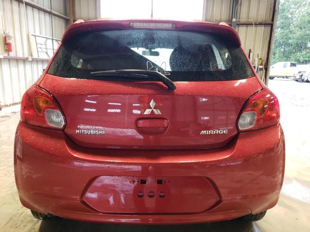  MITSUBISHI MIRAGE 2015 Czerwony