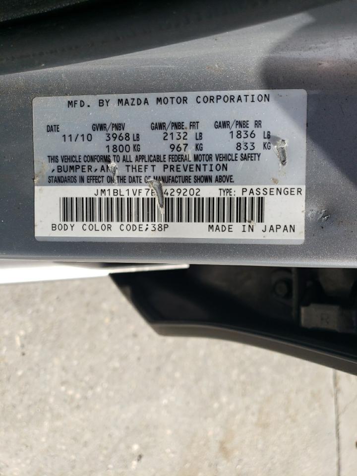 2011 Mazda 3 I VIN: JM1BL1VF7B1429202 Lot: 64851194