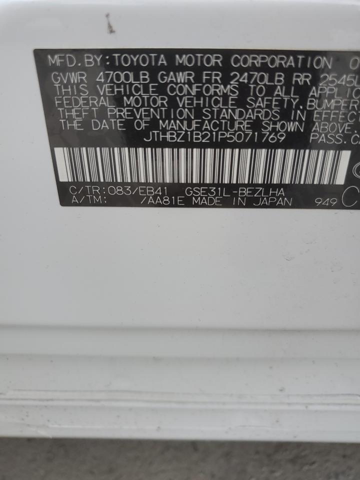 2023 Lexus Is 350 F Sport Design VIN: JTHBZ1B21P5071769 Lot: 63831014