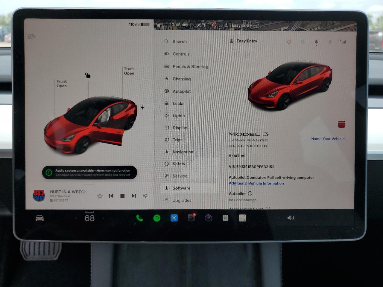 5YJ3E1EB0PF632152 2023 Tesla Model 3