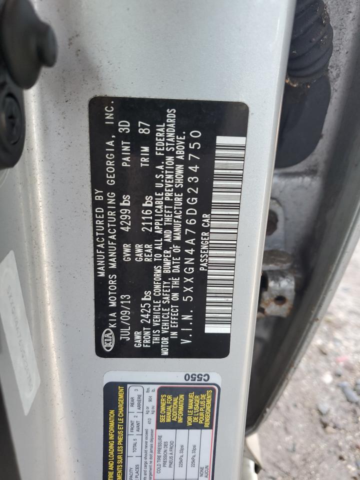 2013 Kia Optima Ex VIN: 5XXGN4A76DG234750 Lot: 64436284