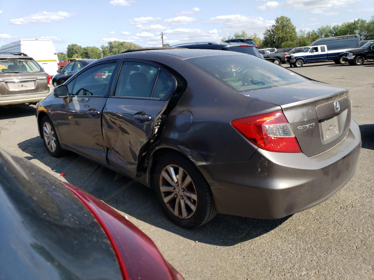 2012 Honda Civic Exl VIN: 19XFB2F9XCE344730 Lot: 64386894