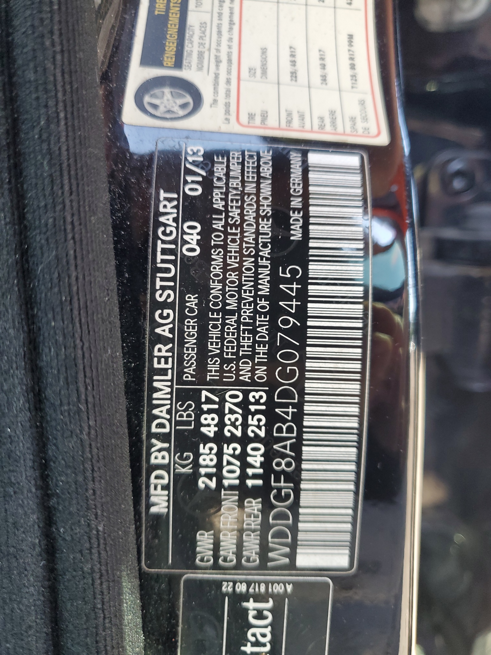 WDDGF8AB4DG079445 2013 Mercedes-Benz C 300 4Matic