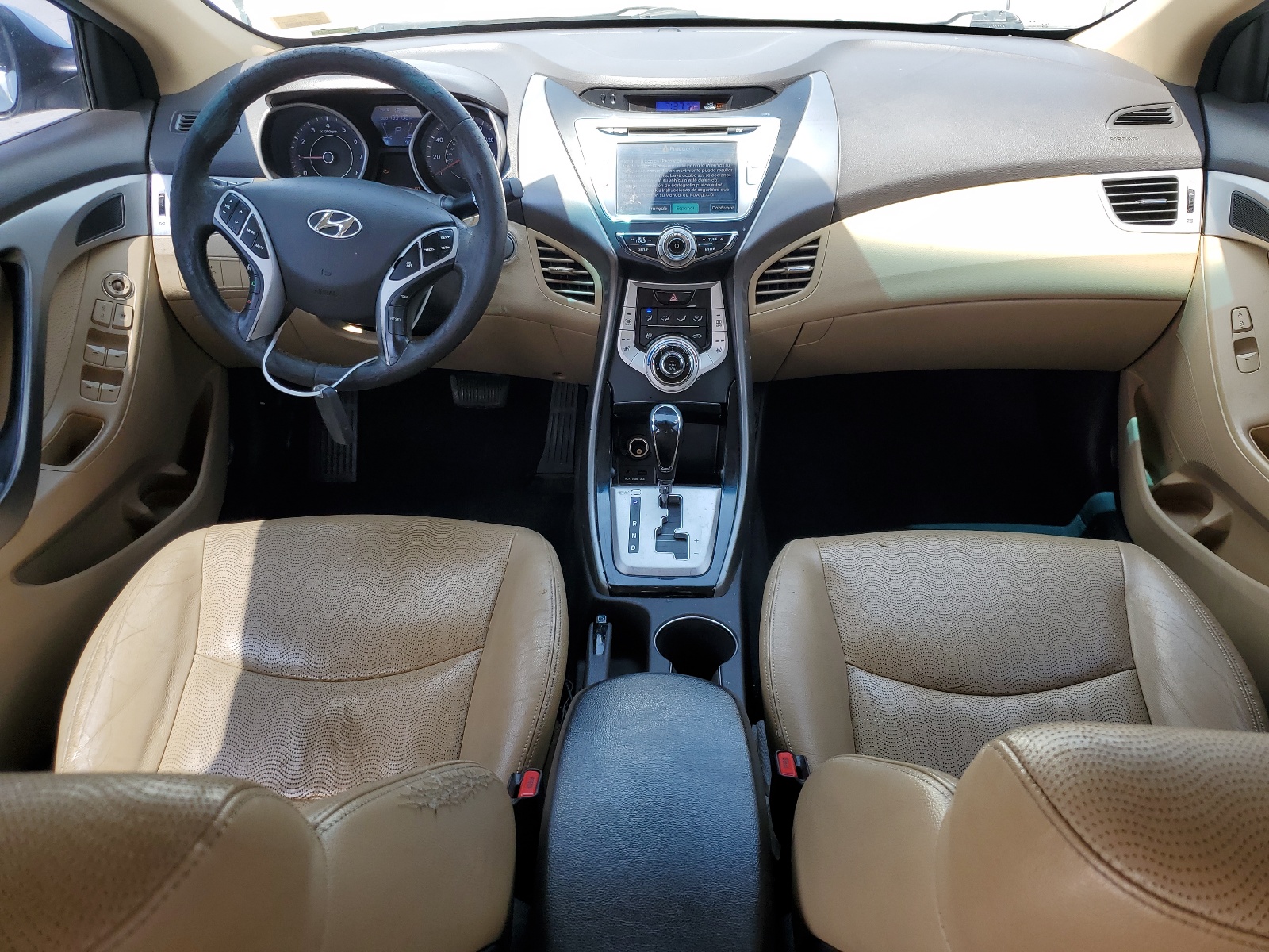 KMHDH4AE3CU258260 2012 Hyundai Elantra Gls