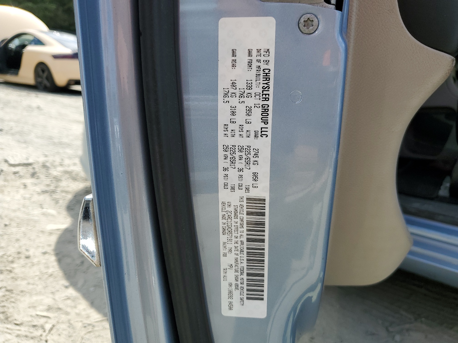 2C4RC1CGXDR571911 2013 Chrysler Town & Country Touring L