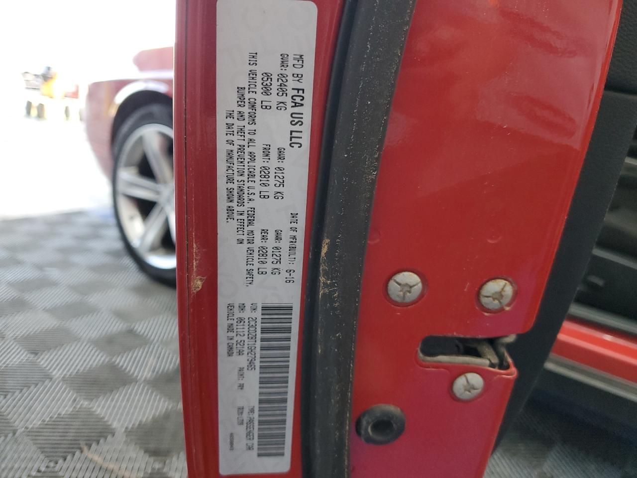 2016 Dodge Challenger R/T VIN: 2C3CDZBT1GH279465 Lot: 63510094