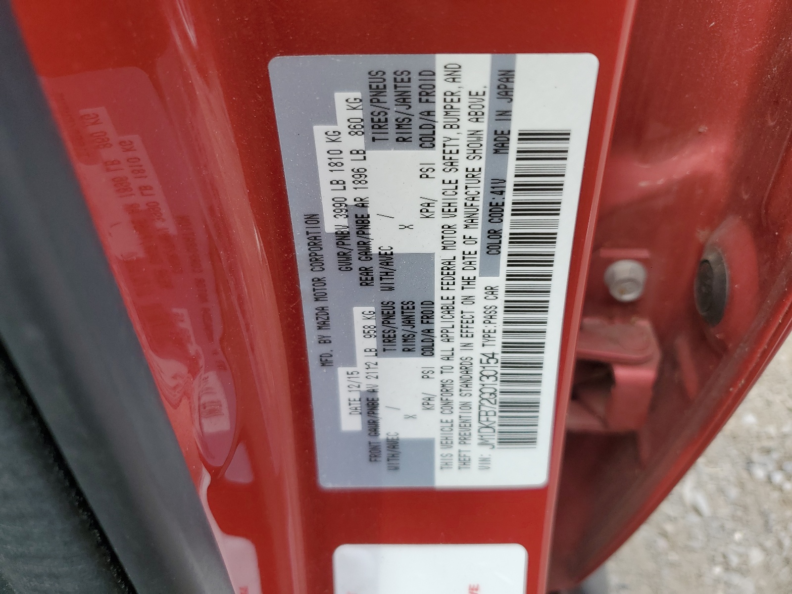 JM1DKFB72G0130154 2016 Mazda Cx-3 Sport