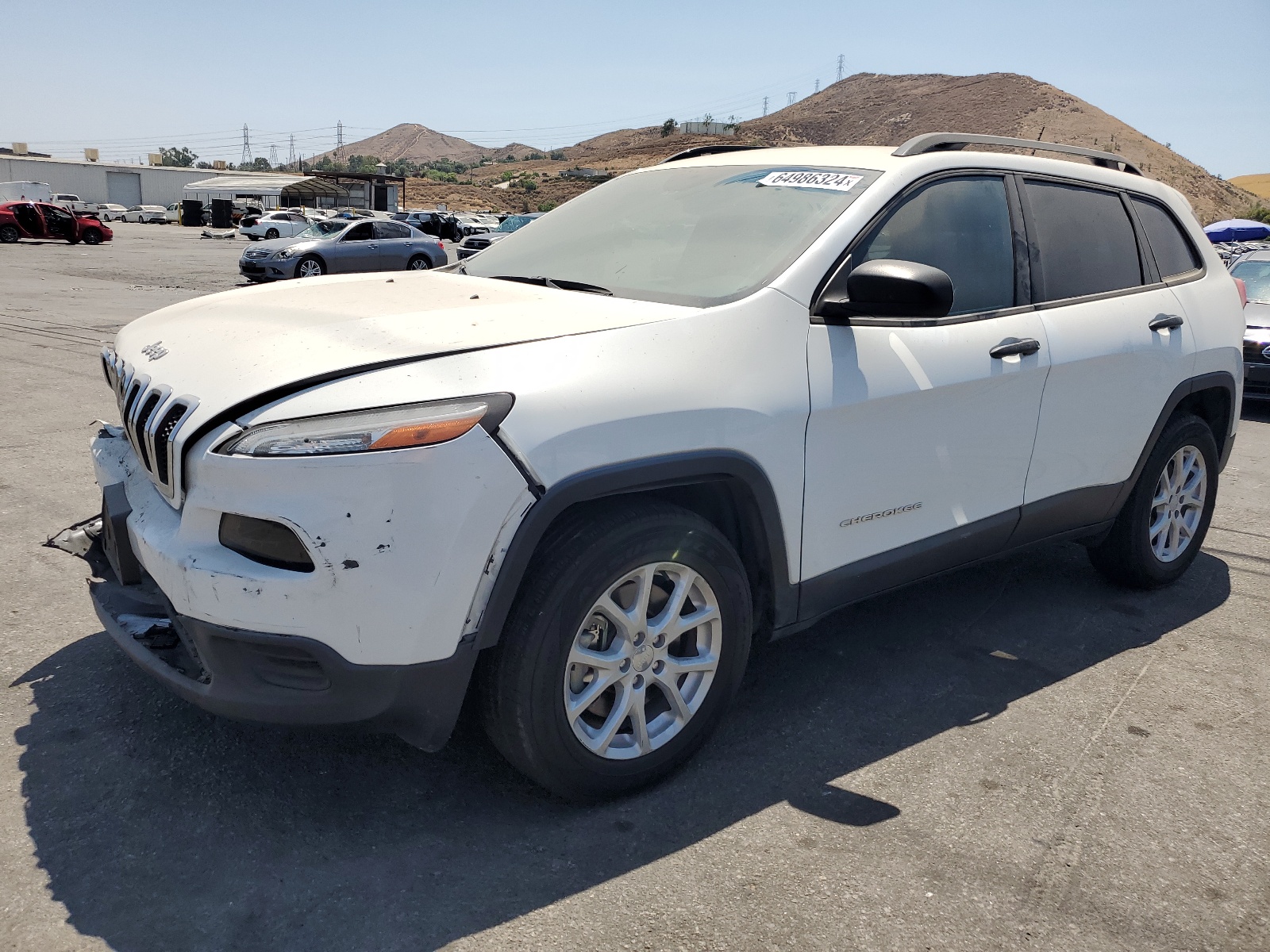 2017 Jeep Cherokee Sport vin: 1C4PJMAS5HW621052