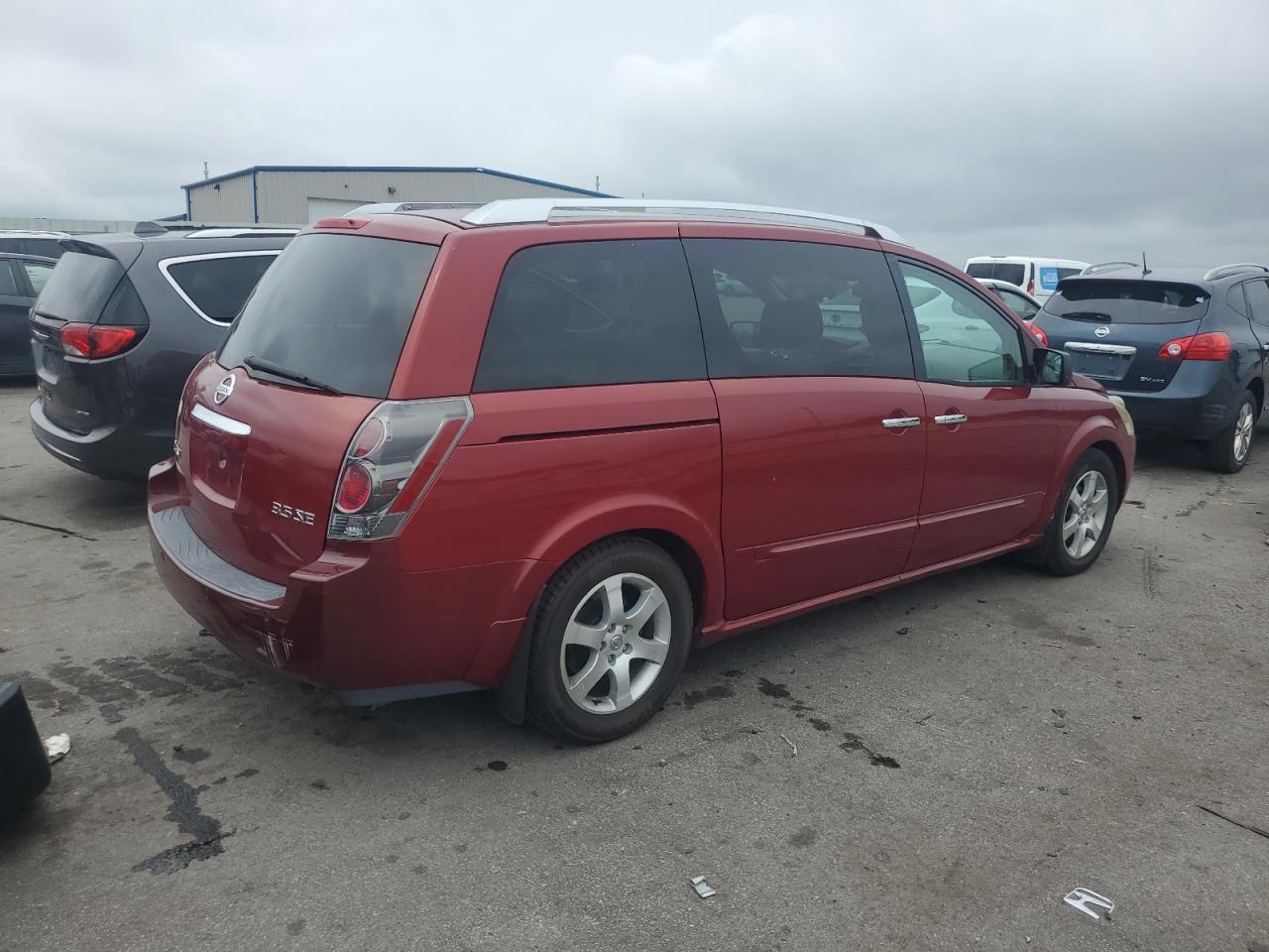2007 Nissan Quest S VIN: 5N1BV28U47N129722 Lot: 64773424