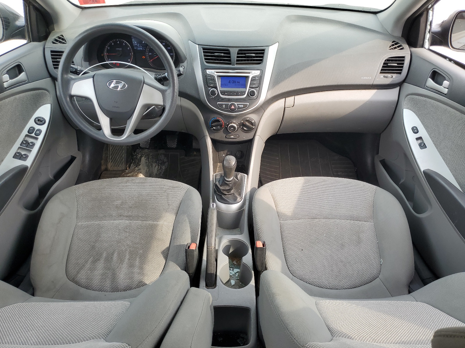 KMHCT4AE8EU718283 2014 Hyundai Accent Gls