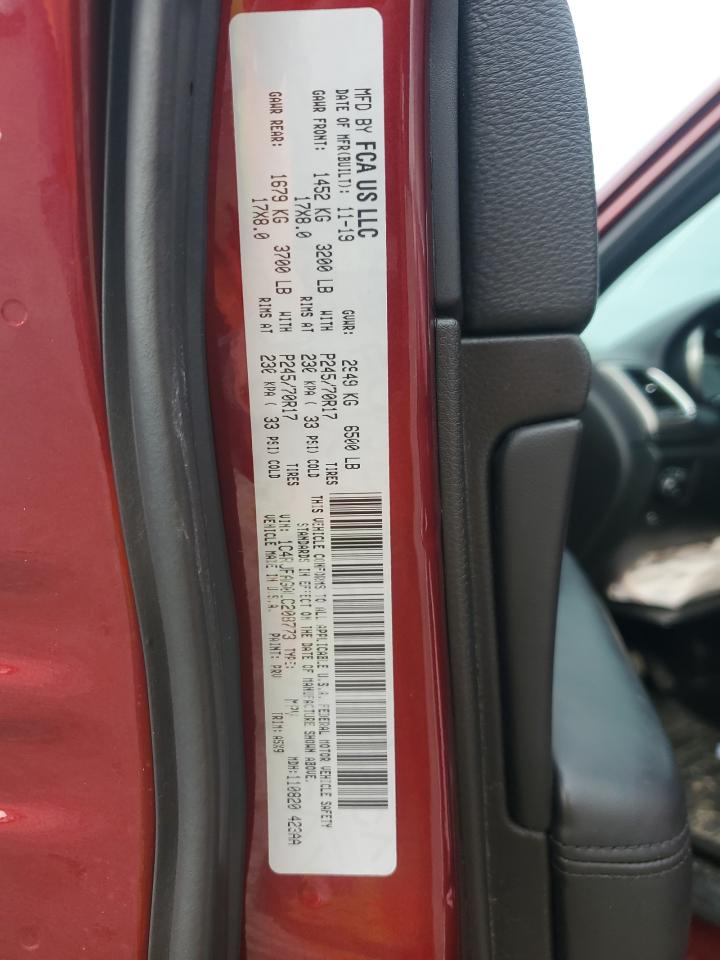 2020 Jeep Grand Cherokee Laredo VIN: 1C4RJFAG0LC208773 Lot: 63338034