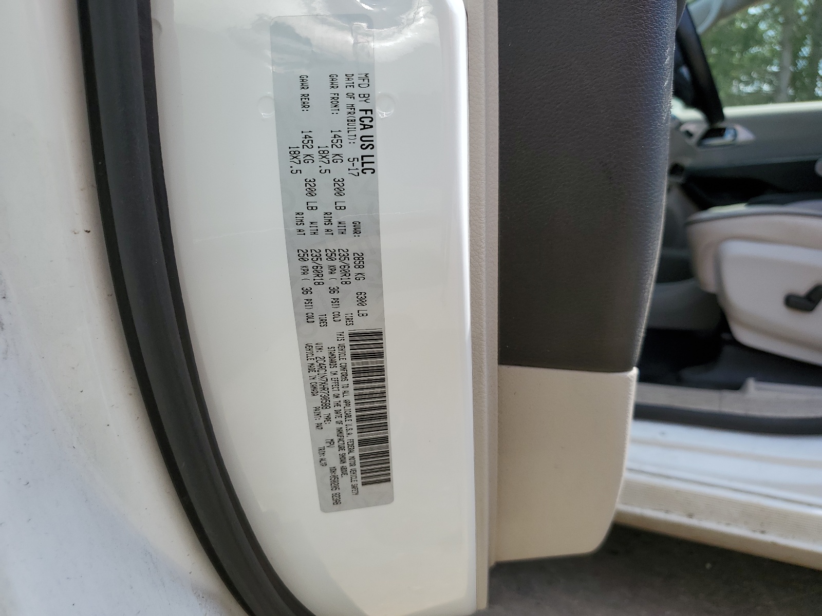 2C4RC1N7XHR730588 2017 Chrysler Pacifica Ehybrid Platinum