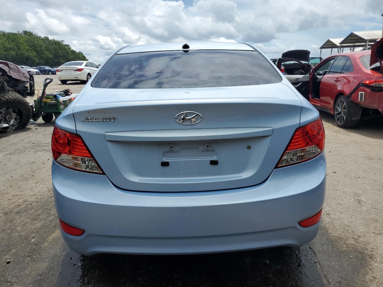 2012 Hyundai Accent Gls VIN: KMHCT4AE4CU206212 Lot: 63872074