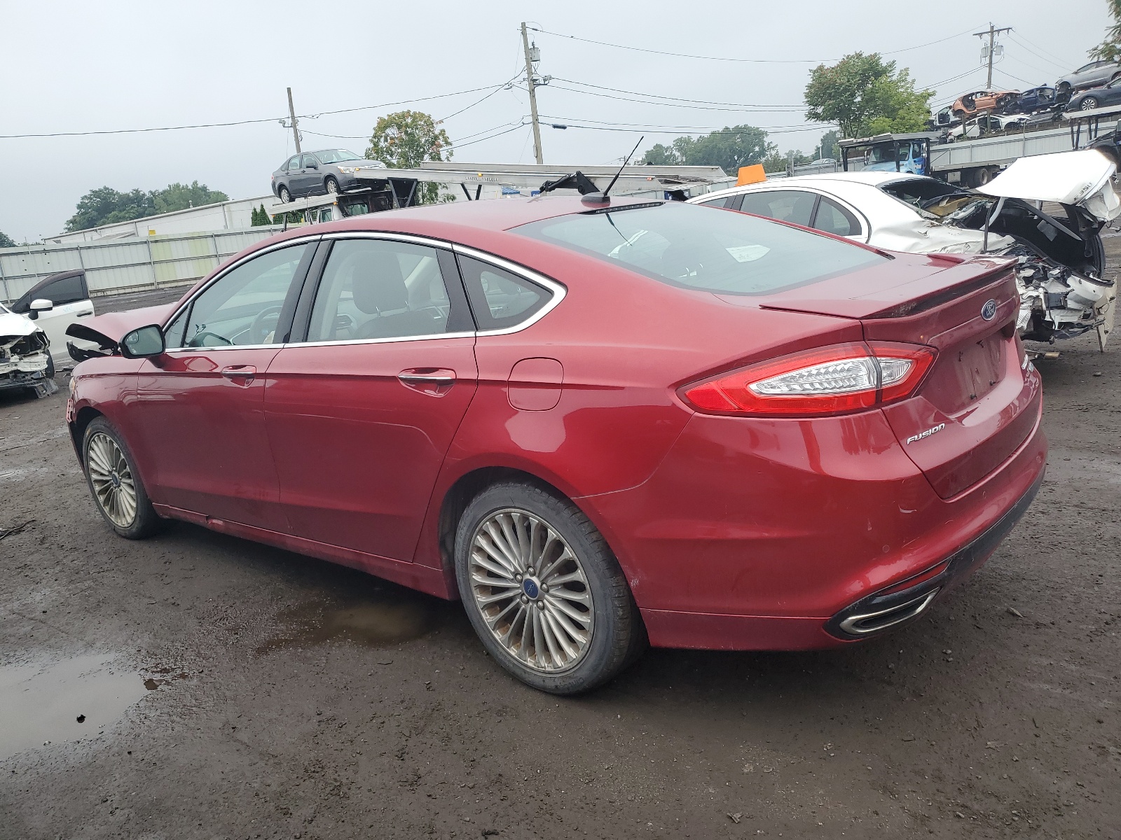 3FA6P0D90ER230147 2014 Ford Fusion Titanium