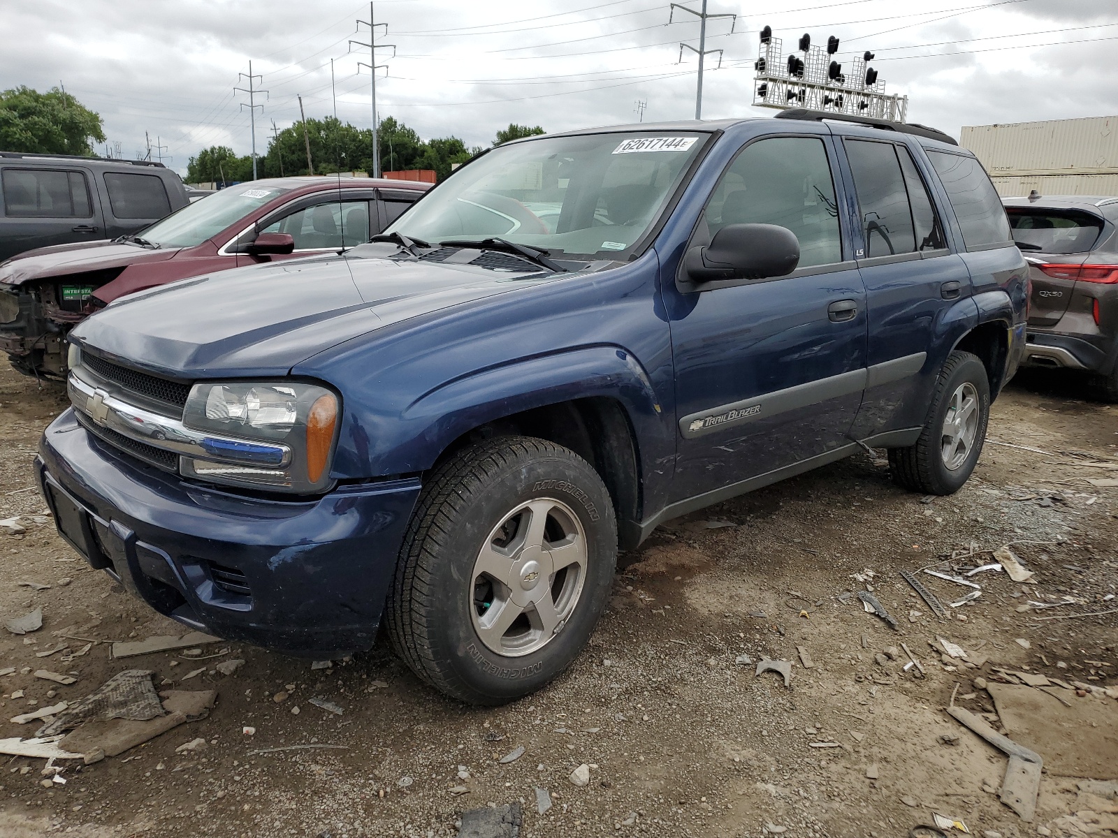 1GNDT13S442388606 2004 Chevrolet Trailblazer Ls