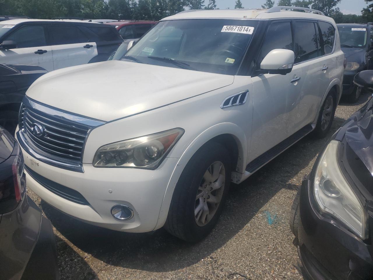 2012 Infiniti Qx56 VIN: JN8AZ2NF9C9519734 Lot: 58671014