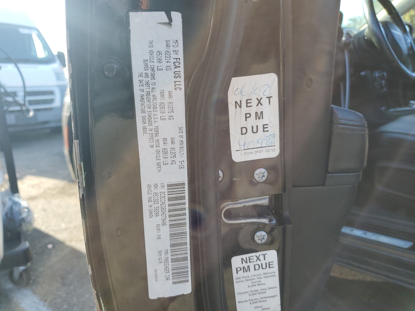 2C3CCAEG6GH273406 2016 Chrysler 300C