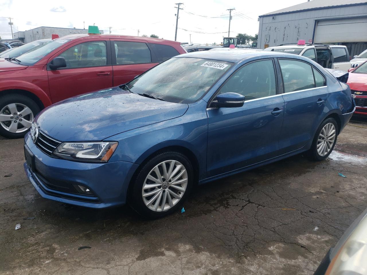 2016 Volkswagen Jetta Sel zu verkaufen in Chicago Heights, IL - Rear End