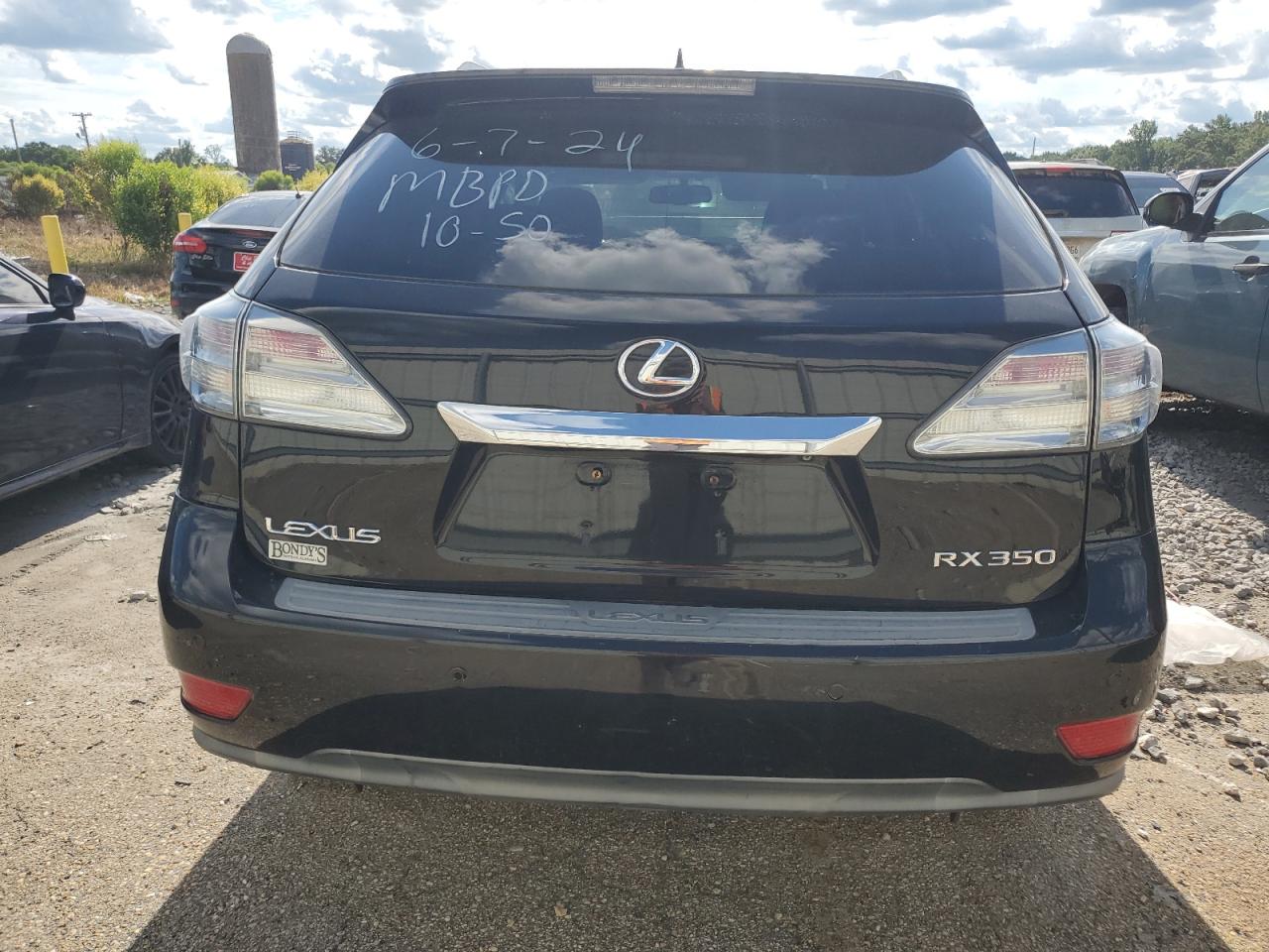 2010 Lexus Rx 350 VIN: 2T2ZK1BA7AC029124 Lot: 62175074