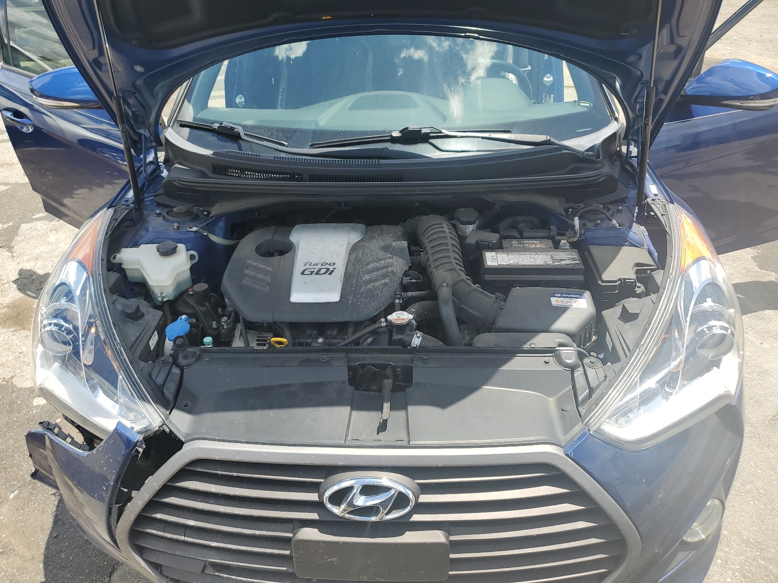 KMHTC6AE5HU309707 2017 Hyundai Veloster Turbo