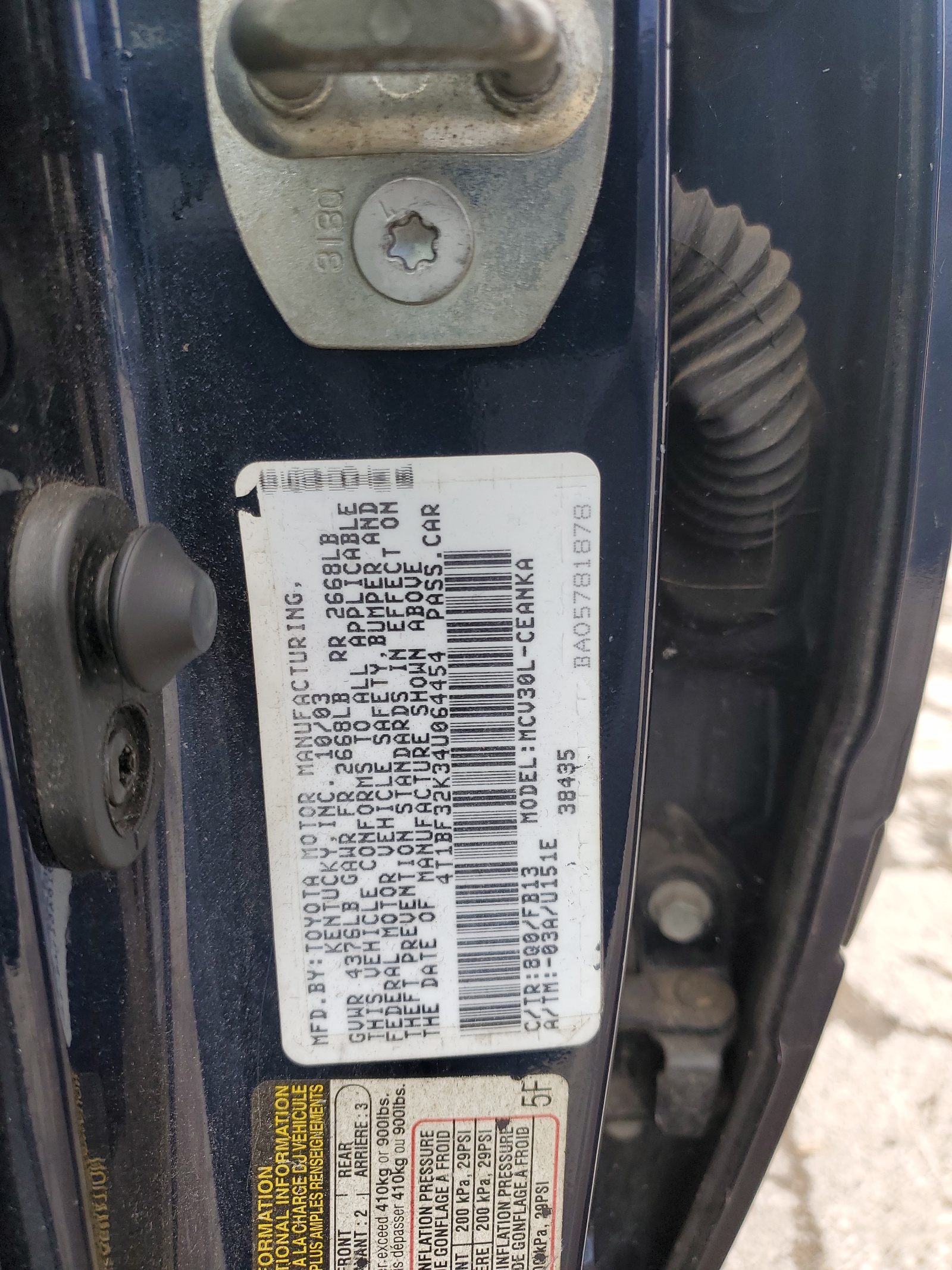 4T1BF32K34U064454 2004 Toyota Camry Le