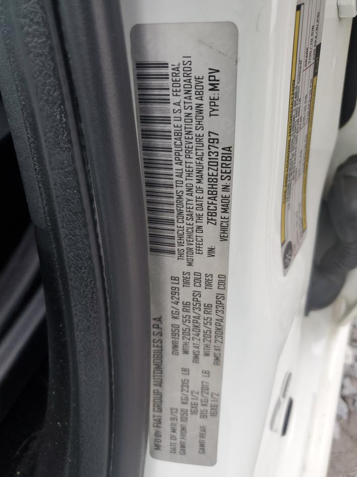 2014 Fiat 500L Easy VIN: ZFBCFABH8EZ013797 Lot: 63870644