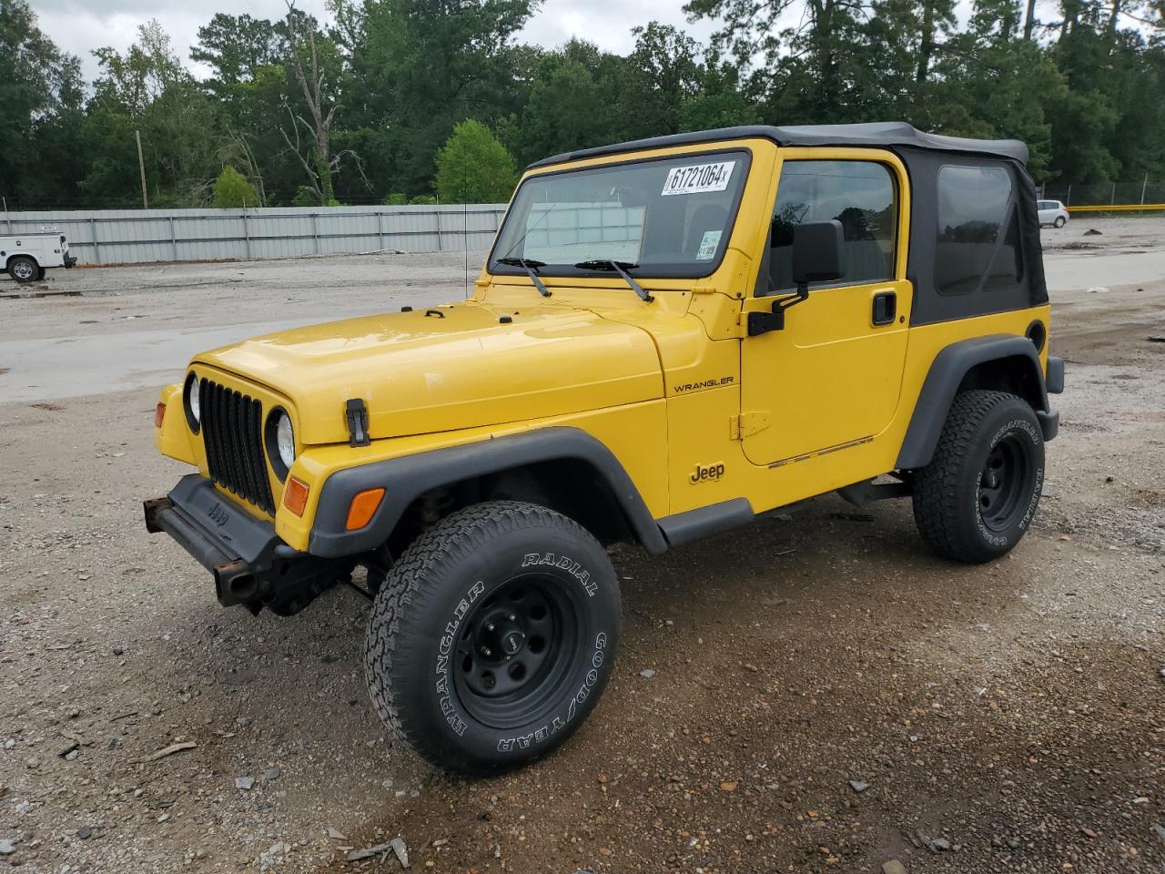 2000 Jeep Wrangler / Tj Se VIN: 1J4FA29P2YP708024 Lot: 61721064