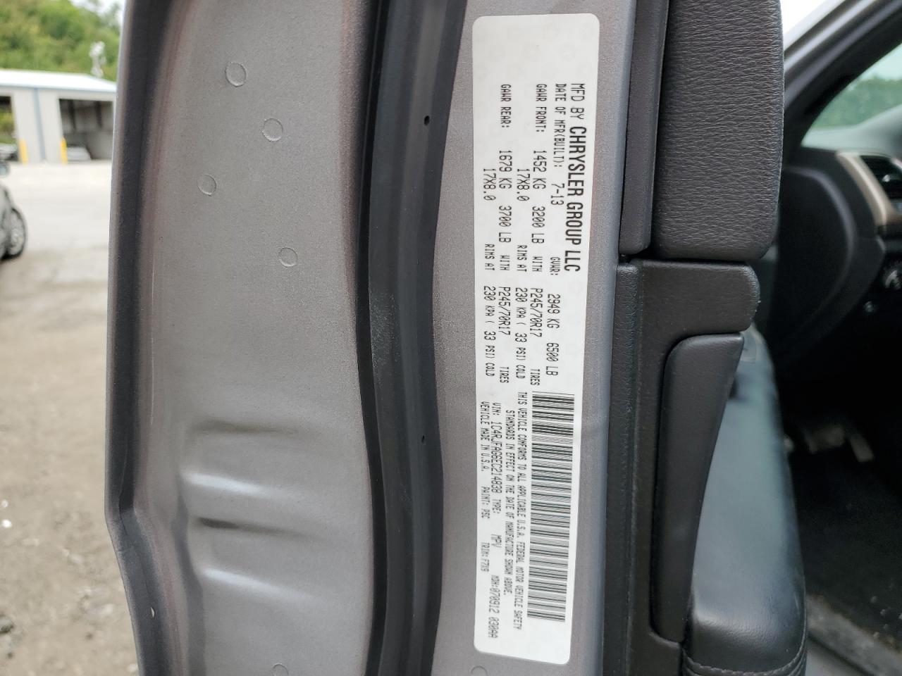 2014 Jeep Grand Cherokee Laredo VIN: 1C4RJFAG6EC214838 Lot: 62793444